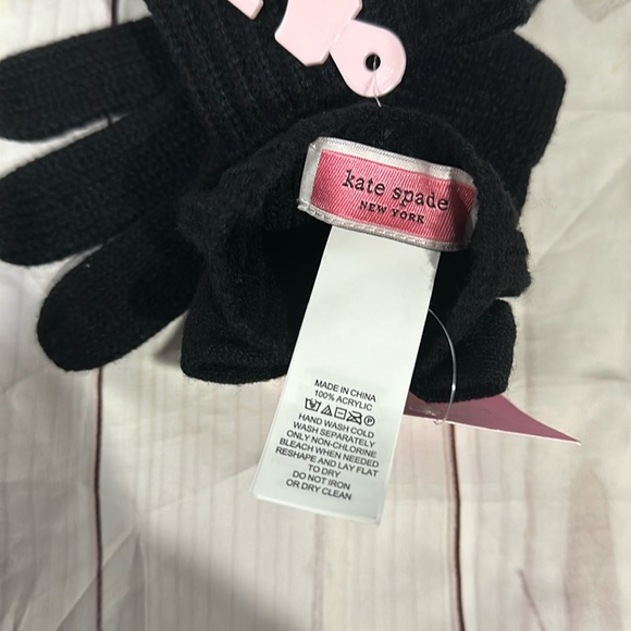 Kate Spade Women’s Gloves Mittens Black One size - Picture 6 of 7
